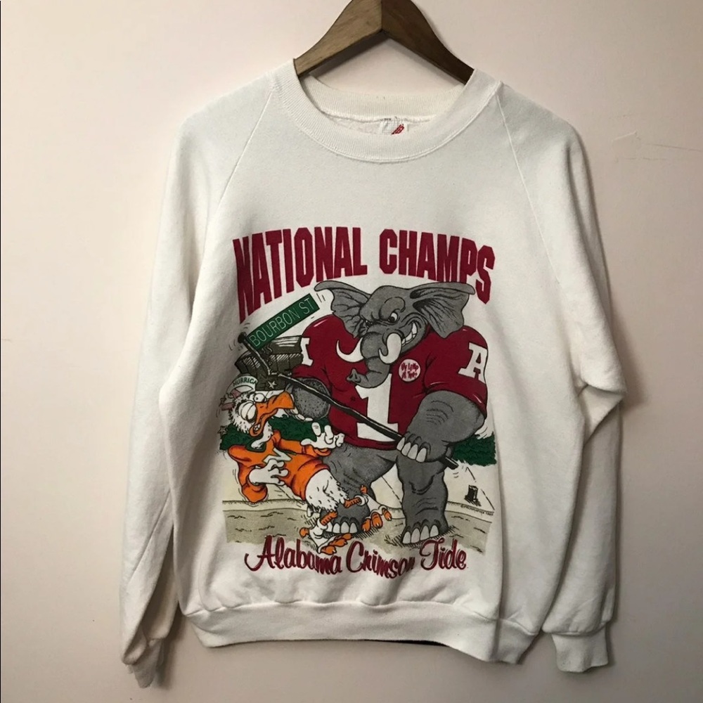 VINTAGE Alabama 92’ National Championship Crewneck
